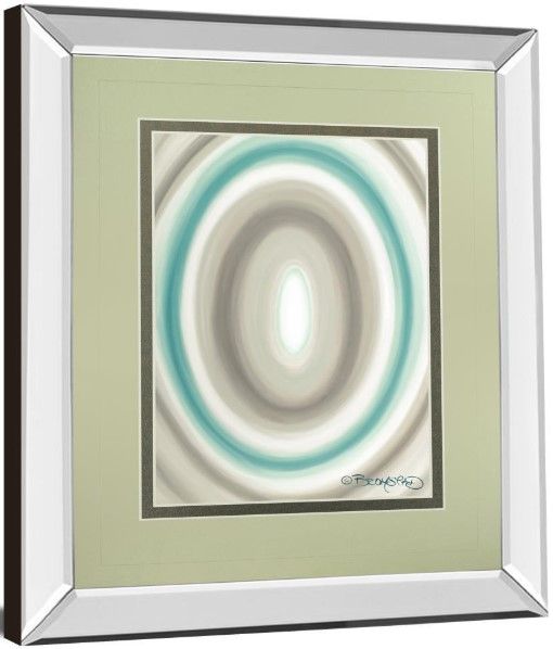 Classy Living David Bromstad Concentric Ovals I Wall Art-3