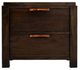 International Furniture Direct Raramuri Black Nightstand-0