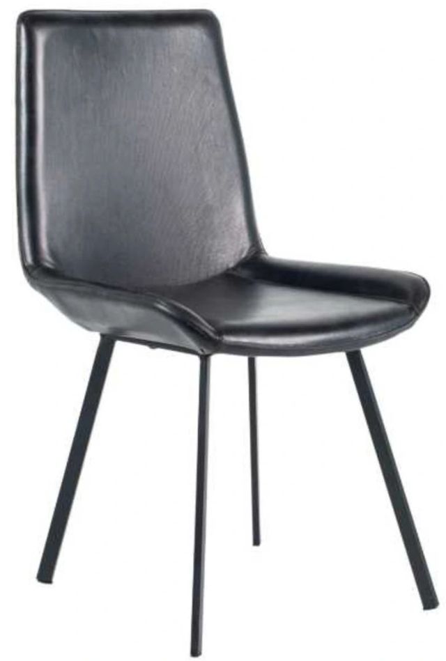 Nest Home Collections Gabriel Black/Gray Dining Chair-0