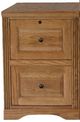 American Heartland Manufacturing Oak 2-Drawer File Cabinet-0