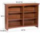 Whittier Wood® Furniture Customizable McKenzie 4-Shelf 48" Bookcase-1