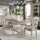 Liberty Furniture Farmhouse Reimagined Chestnut Trestle Table with Antique White Base-1