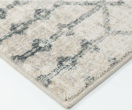 Orian Riverstone Barley Soft White 5'x8' Area Rug-2