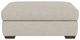 Flexsteel® Collins Silver Driftwood Ottoman-1
