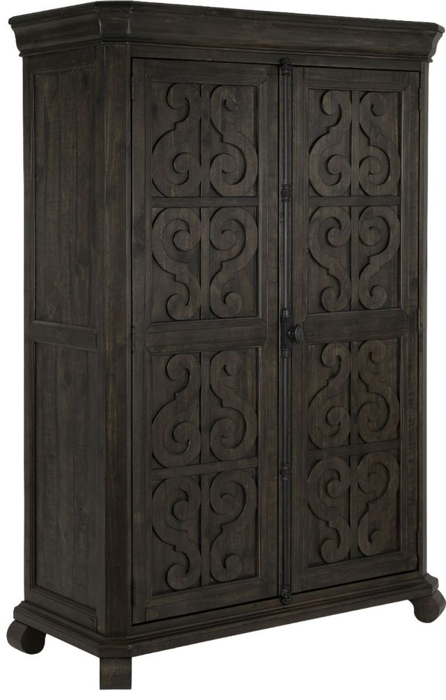 Magnussen Home® Bellamy Peppercorn Door Chest-0
