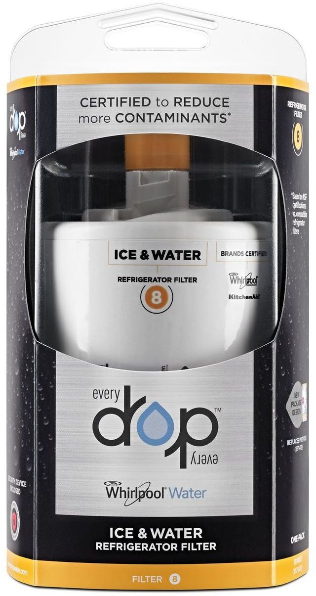 KitchenAid® 1 Pack Ice & Water Refrigerator Filter-1