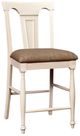 Furniture of America® Sabrina 2-Piece Off White/Tan Counter Chair Set-0