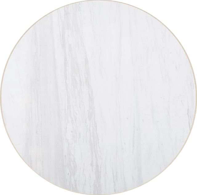 Hooker® Furniture Westwood White Marble Top Dining Table with Polished Limestone Base-2