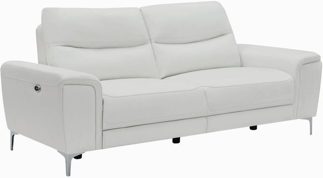 Coaster® Largo Upholstered Power White Sofa-0