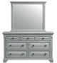 Elements International Calloway Grey Mirror-1