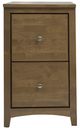 Boulder Creek Furniture Modular Brown 2-Drawer File Cabinet-3