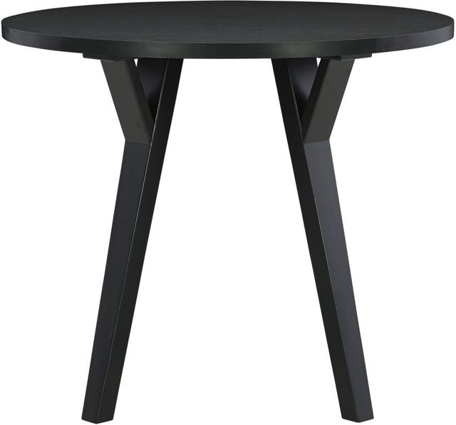 Signature Design by Ashley® Otaska Black Round Dining Table-1