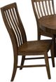 Elements International Gage Chestnut Dining Side Chair -0