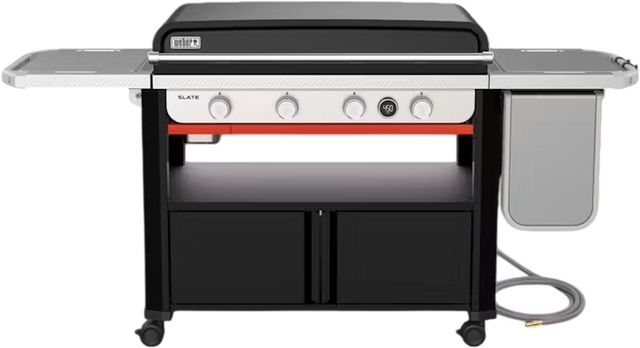 Plancha d'extérieur autoportant au gaz naturel Weber® Slate™ de 36 po - Noir