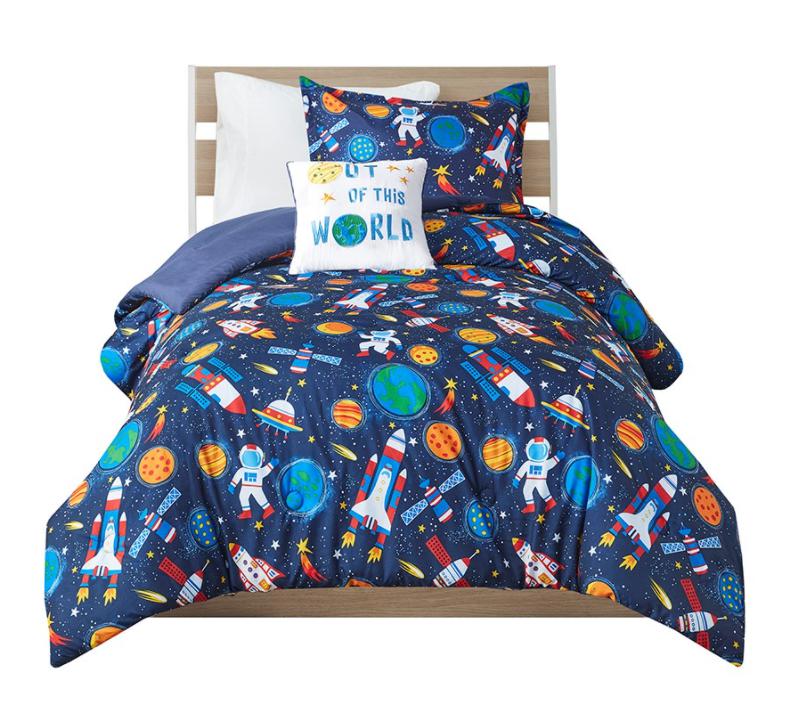 Olliix by Mi Zone Kids Jason Multi Full Queen Outer Space Comforter Set Big Sandy Superstore Furniture Mattress Appliance Superstore