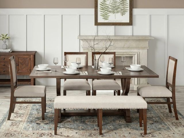 Jofran Inc. Fairview Oak Extendable Dining Table-1