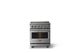 Viking® 5 Series 30" Stainless Steel Pro Style Electric Range with Brushed Brass Trim-3