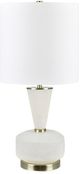 Crestview Emmeline Frosted White Table Lamp-0