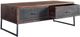 Porter International Designs Metropolitan Dark Brown Coffee Table-3