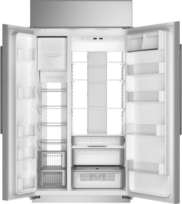 Monogram® 48" 29.5 Cu. Ft. Panel-Ready Built-In Side-by-Side Refrigerator-1