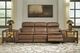 Signature Design by Ashley® Crowell 3-Piece Saddle Power Reclining Sectional-2