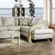 Furniture of America® Bridie 2-Piece Ivory Right-Arm Facing Sectional and Chaise-2