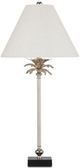 Currey & Company Palmyra Polished Nickel/Black Table Lamp-1