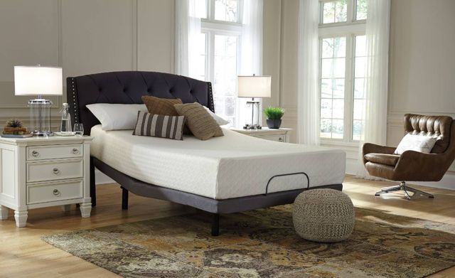Sierra Sleep® by Ashley® Chime 2-Piece 12" Memory Foam and Adjustable Base King Mattress Set-3