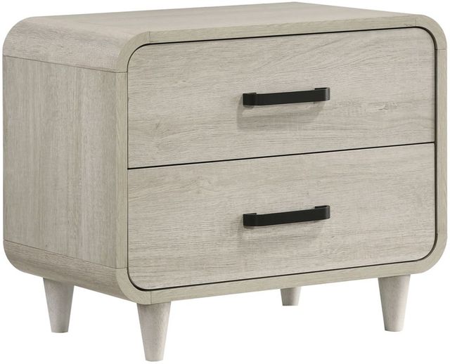 Crown Mark Nyomi White Nightstand-0
