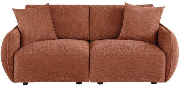 Coaster® Elysia 2-Piece Coral Upholstered Modular Lounge Loveseat-3