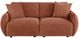 Coaster® Elysia 2-Piece Coral Upholstered Modular Lounge Loveseat-3