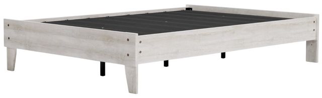 Signature Design by Ashley® Shawburn Whitewash Queen Platform Bed-1