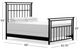 Wesley Allen Customizable Aspen Queen Iron Bed-1