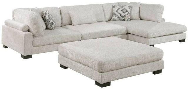Homelegance® Tinley 4-Piece Beige Modular Sectional with Chaise and Ottoman-0