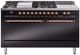 Ilve® Nostalgie II Series 60" Glossy Black Pro Style Dual Fuel Range-0