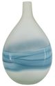 A & B Home Blue/White 16" Vase-1