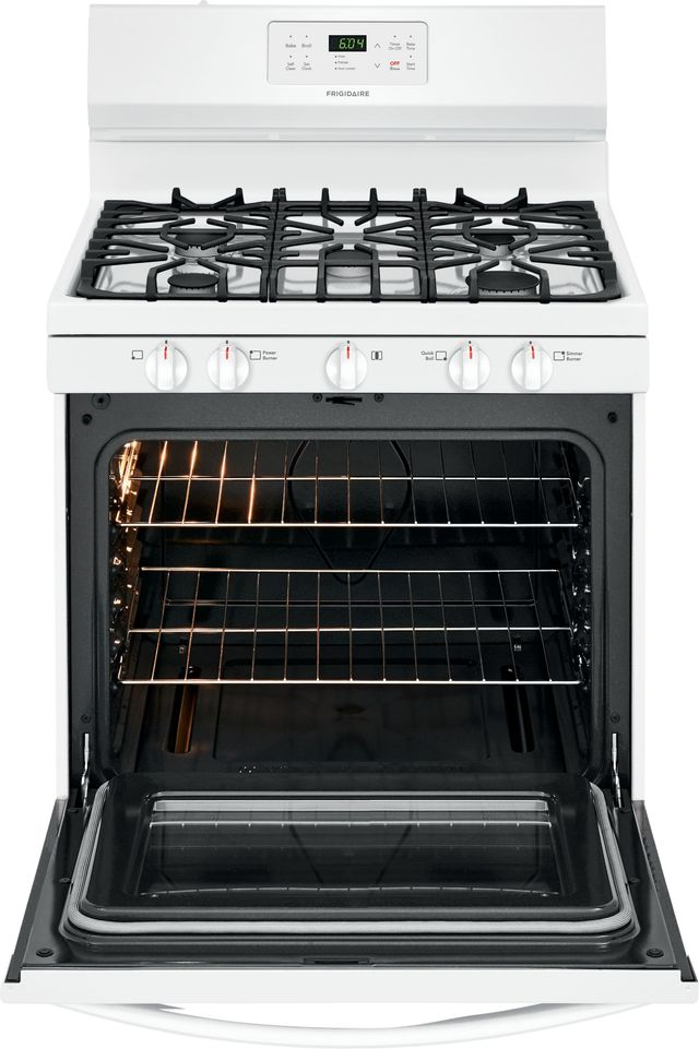 Frigidaire® 30" White Free Standing Gas Range-1