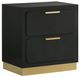 Coaster® Caraway 4-Piece Black California King Bedroom Set-3