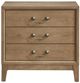 Flexsteel® Arlington Warm Oak 3-Drawer Nightstand-3