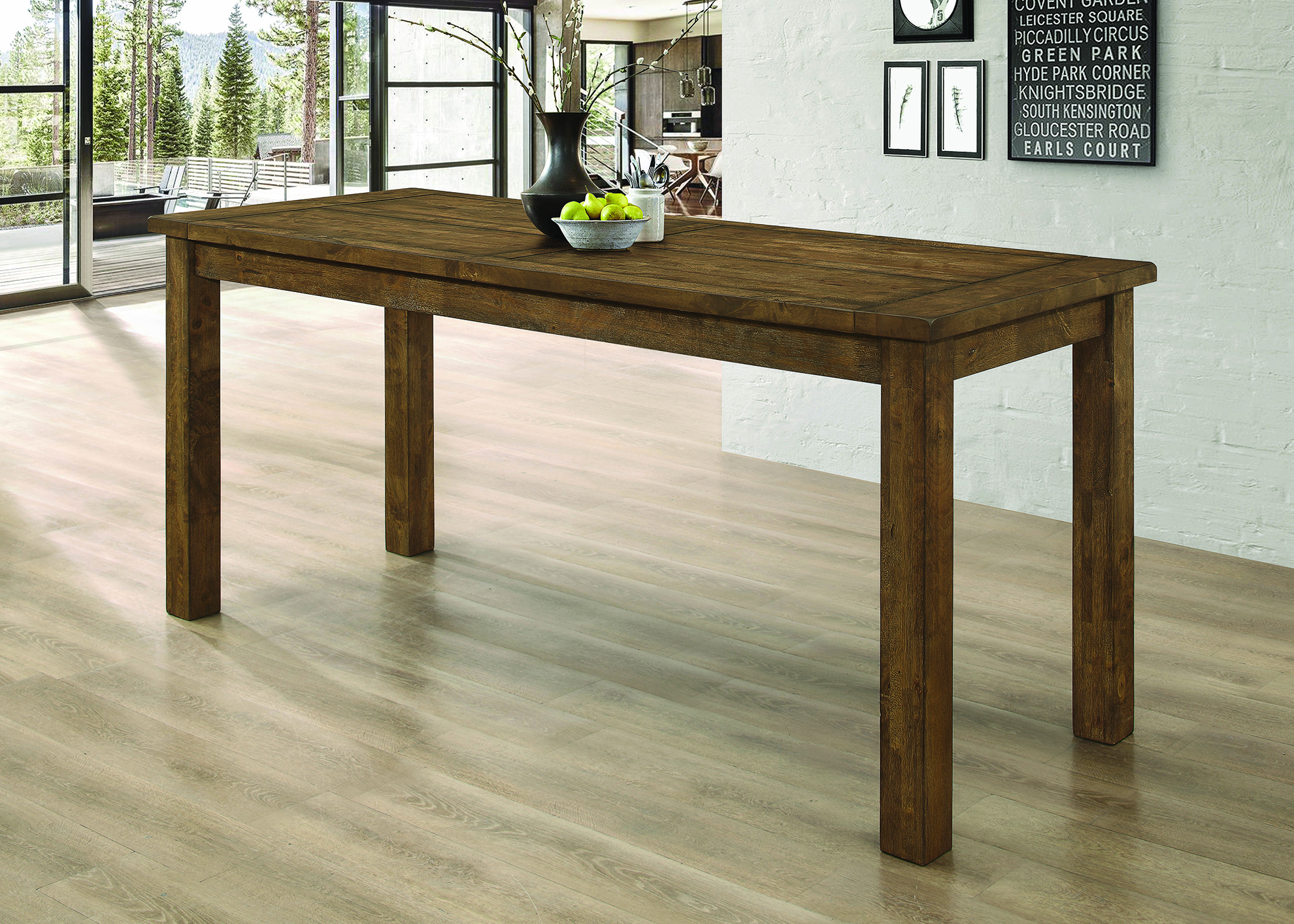 Coaster® Coleman 5-Piece Rustic Golden Brown Counter Height