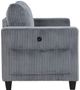 Homelegance® Walterboro Dark Gray 64" Loveseat with Storage and Charging Ports-3