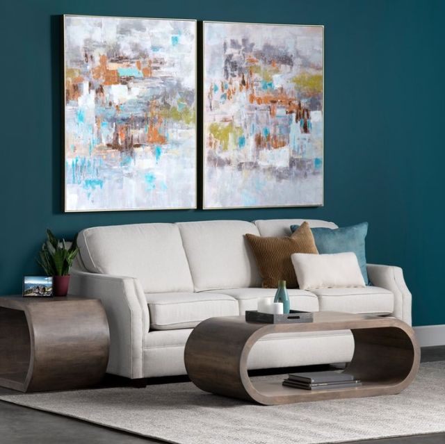 Crestview Collection Infinity Stained Cocktail Table-1