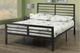 Titus Furniture Charcoal 54" Full Metal Platform Bed-1