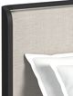 Elements International Rosalie Black/Gray Upholstered Queen Panel Bed-4