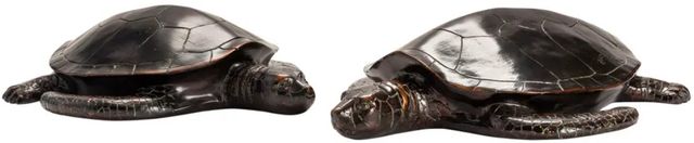 Crestview Collection Sheldon 2-Piece Brown Statue Set-1