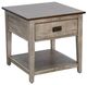 Sunny Designs™ Homestead Hills Tobacco End Table with Alpine Gray Base-0