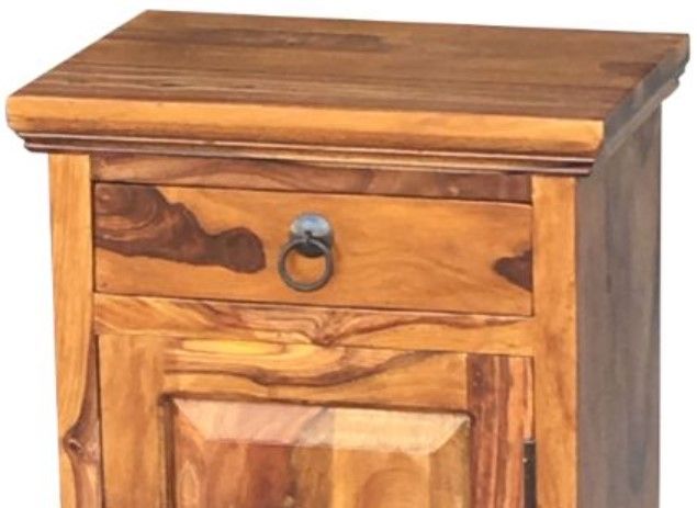 Jaipur Furniture Ganga Brown Right Handle Bedside Table-2