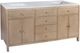 Butler Specialty Company Nora Light Oak 4-Doors Bathroom Vanity-0