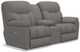 La-Z-Boy® Morrison Flannel Power Reclining Loveseat with Console-1