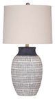 Bassett Mirror Marrengo Blue/White Table Lamp-0